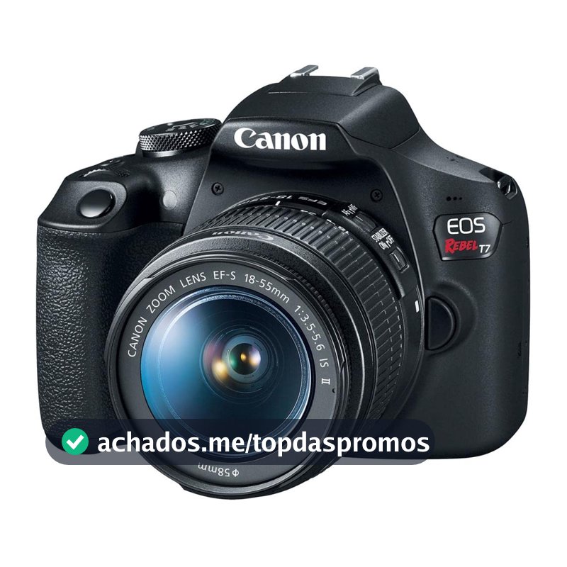 CÂMERA EOS T7+ COM LENTE EF-S 18-55