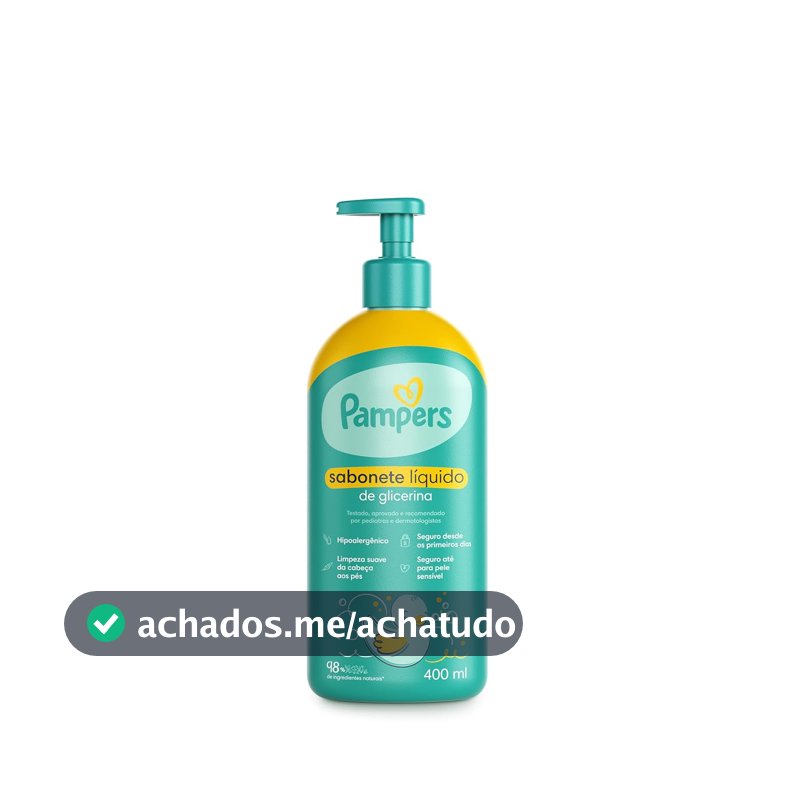 Pampers Sabonete Liquido Glicerina 400ml