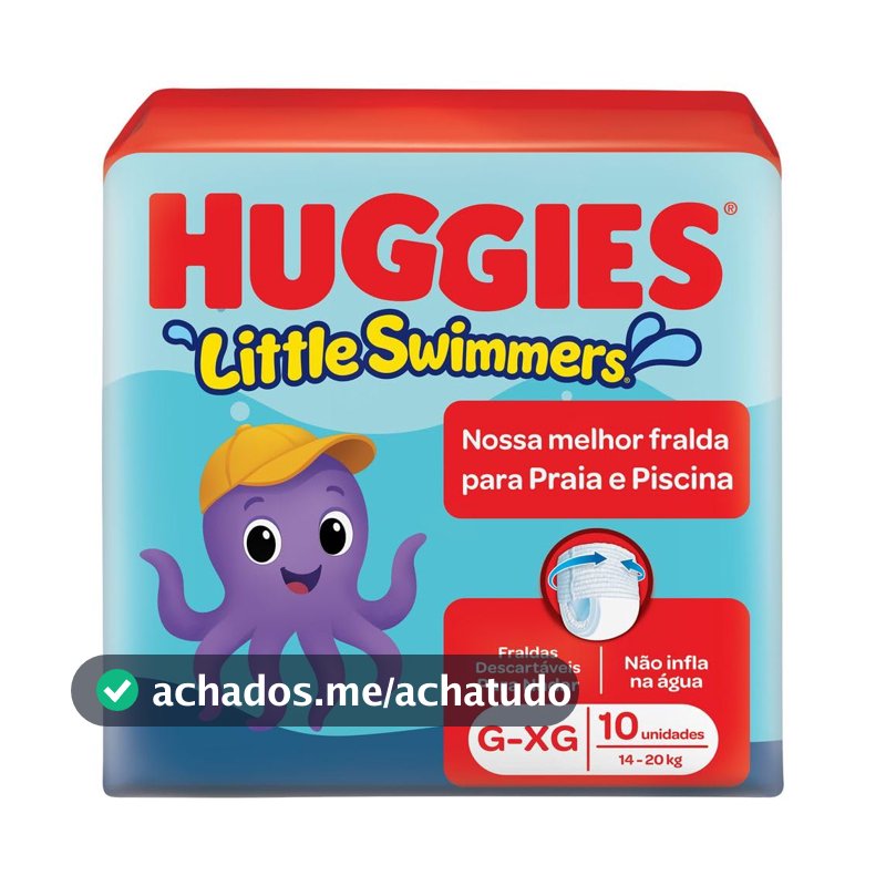 Fralda Huggies Little Swimmers G/XG 10 Un