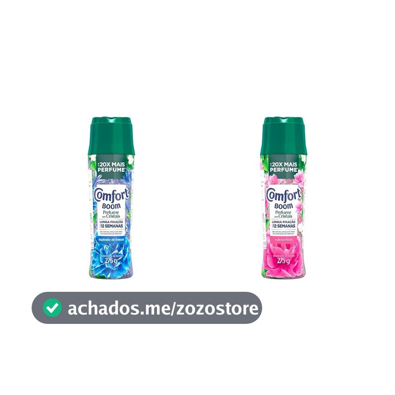 Comfort Kit Cristais de Perfume, Explosão de Frescor e Euforia Floral 275g