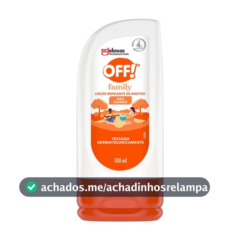 OFF! Family Loção Repelente de Insetos e Mosquitos, 100ml