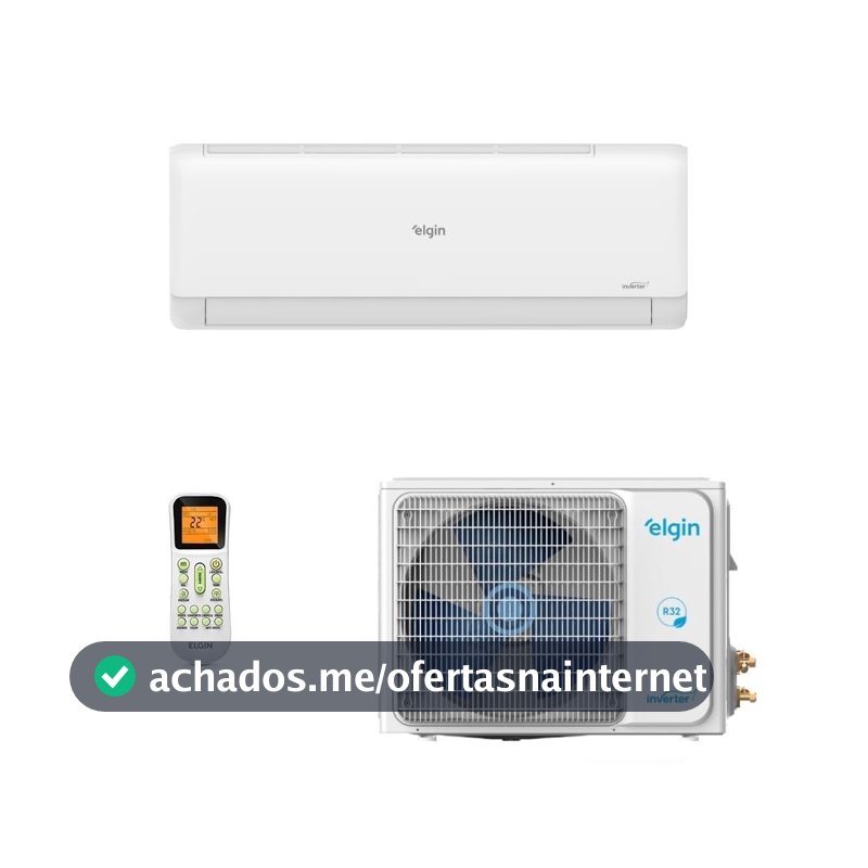 Ar-Condicionado Split HW Elgin Eco Inverter II Wi-Fi 24.000 BTUs R-32 Só Frio 220V