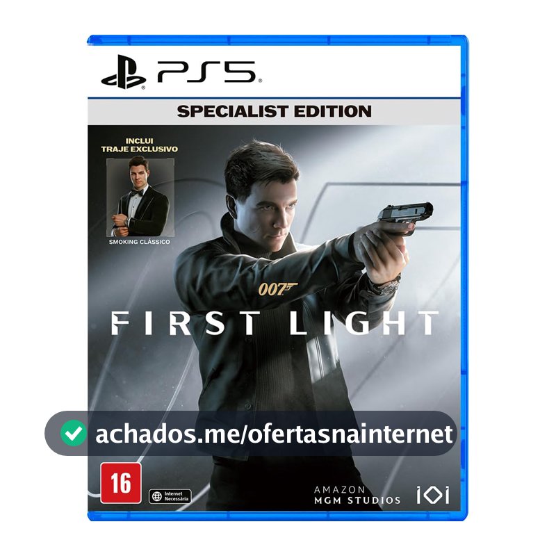 007 First Light - Specialist Edition (Exclusivo Amazon) - PlayStation 5