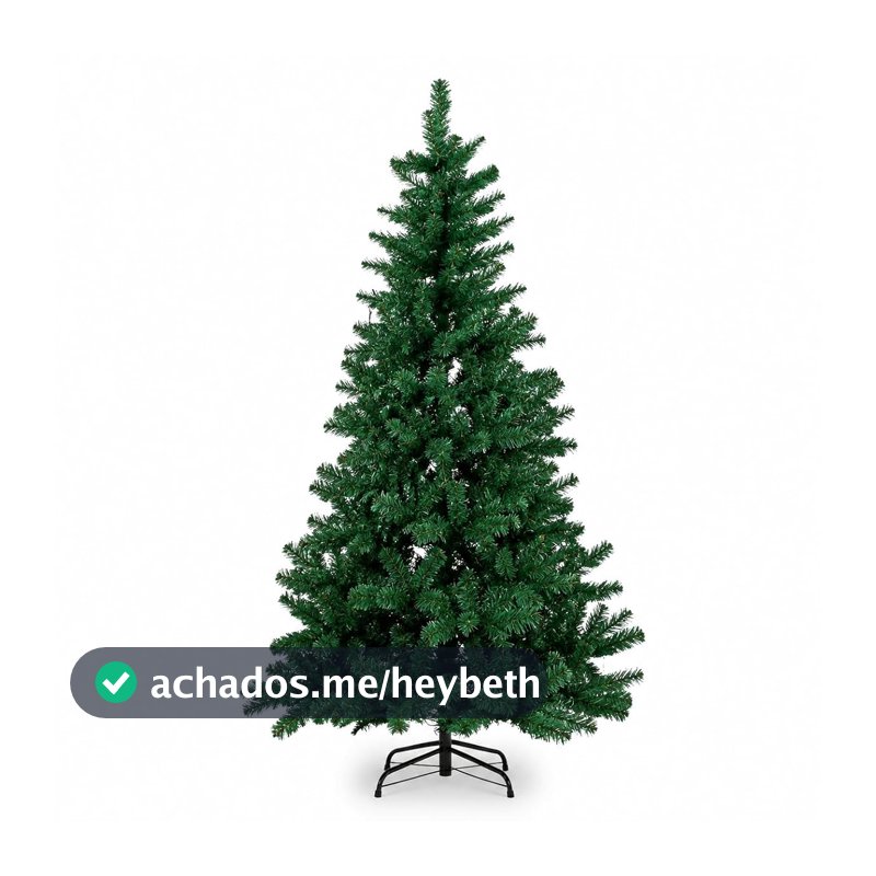 Árvore de Natal 1,80m com 600 Galhos, Cheia Pinheiro Verde e Base de Ferro Super Premium Realista Chave inclusa, Estrutura Robusta com Base Reforçada - Decoração, Fim de Ano