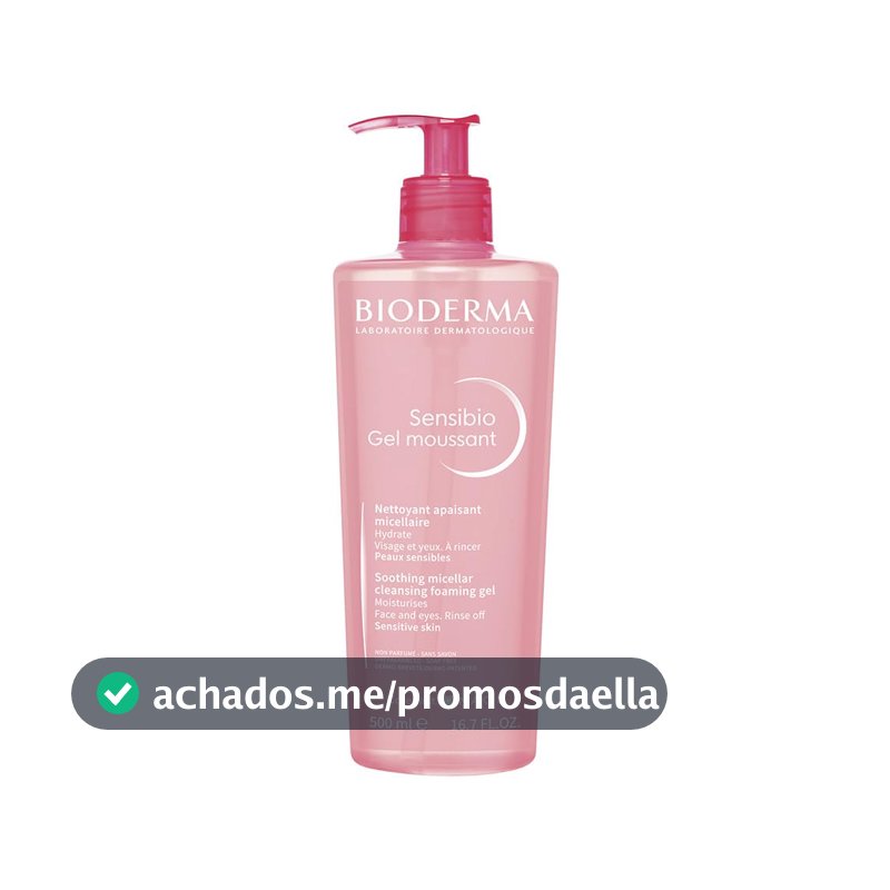 BIODERMA Gel de Limpeza Micelar Facial Sensibio Gel Moussant 525G
