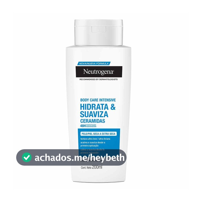 Hidratante Corporal Neutrogena Body Care Intensive Hidrata & Suaviza, 200ml