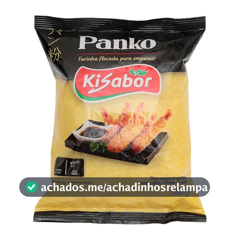 Farinha para empanar Panko, KiSabor, Flocada, 200g