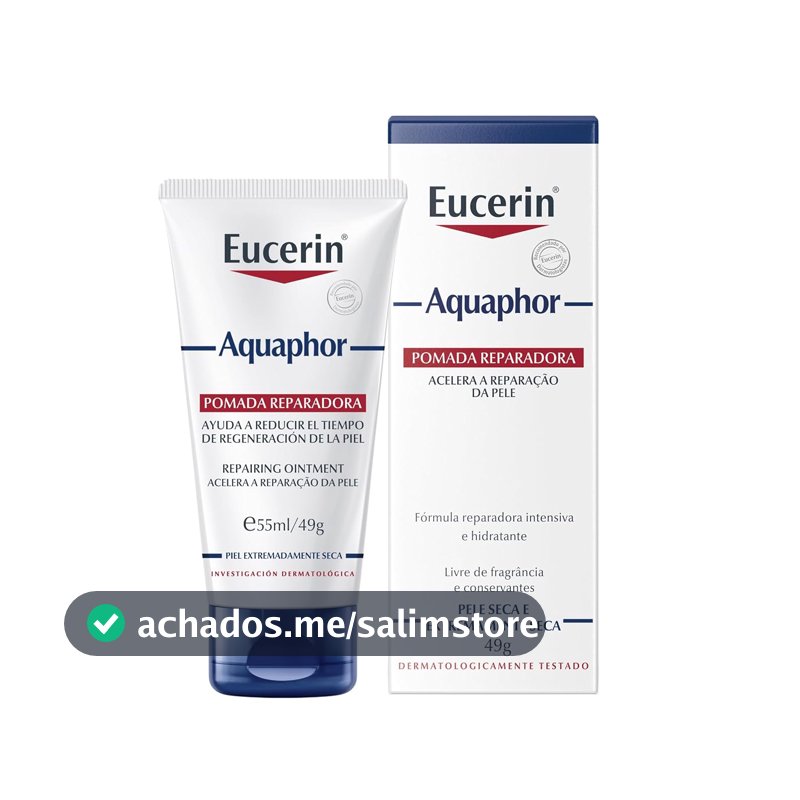 EUCERIN Pomada Reparadora Aquaphor 50ml, Hidratação Intensiva