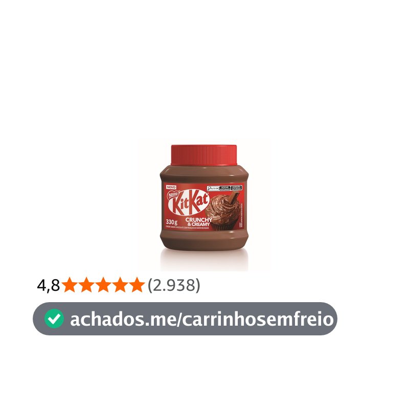 KitKat Creme Crocante de Chocolate – Pasta para Passar, 330 g