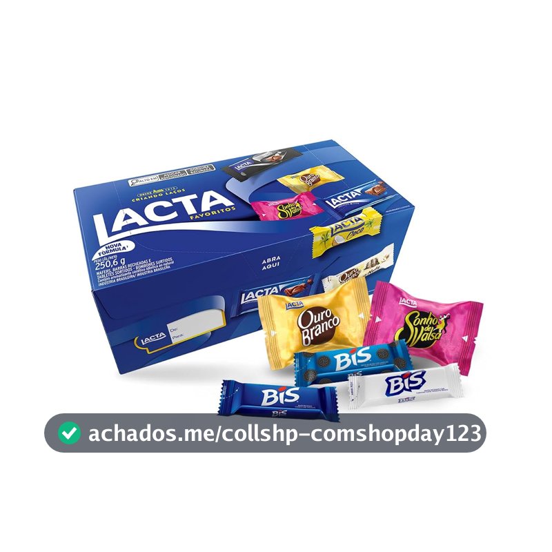 Lacta Favoritos - Caixa de variedades chocolates, 250,6g
