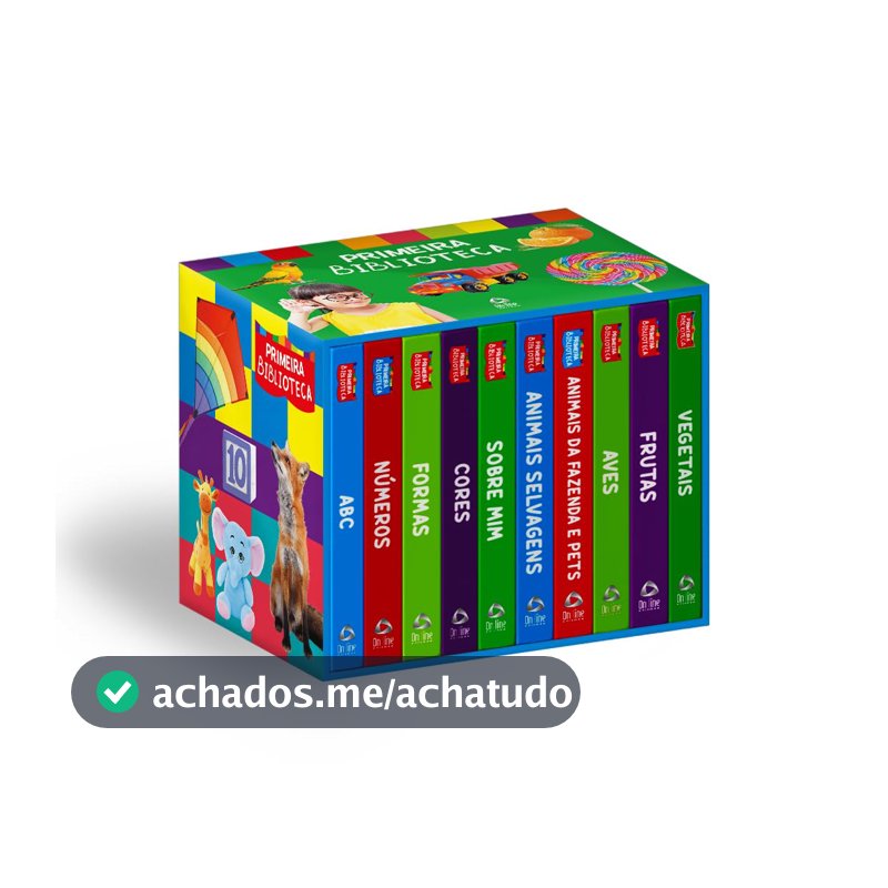 Coleção Primeira Biblioteca Volume 01 - Box com 10 Livrinhos