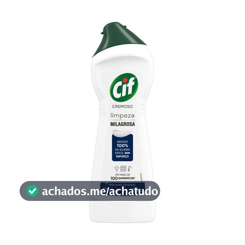 Cif Cremoso Limpeza Milagrosa Produto De Limpeza De Casa Milagroso Original Remove 100% Da Sujeira Difícil Sem Esforço 250 Ml
