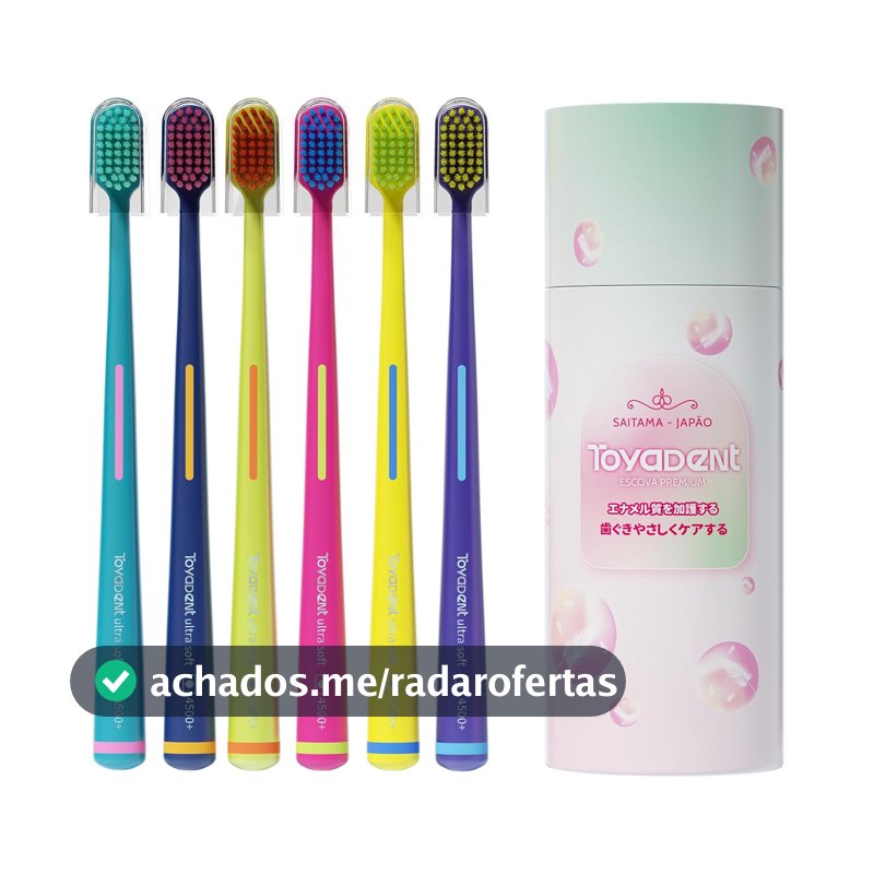 TOYADENT Escova Dentes Adulto Ultra Macia 6 Unidades