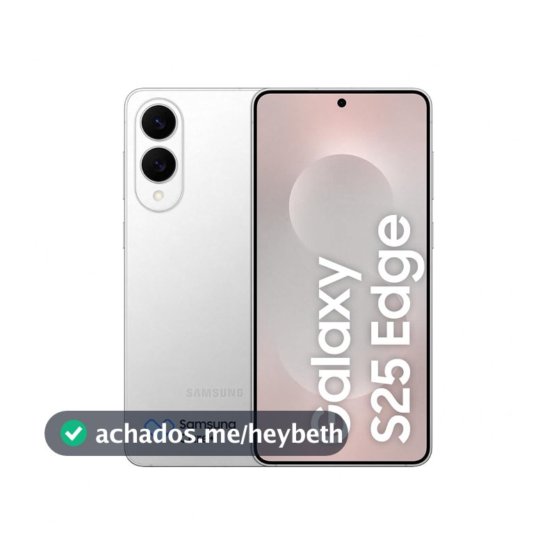Smartphone Samsung Galaxy S25 Edge 5G 512GB Desbloqueado, Titanio Prata