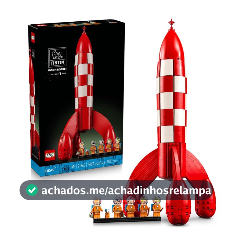 LEGO Ideas Foguete Lunar do Tintin ; Kit de Construção 21367