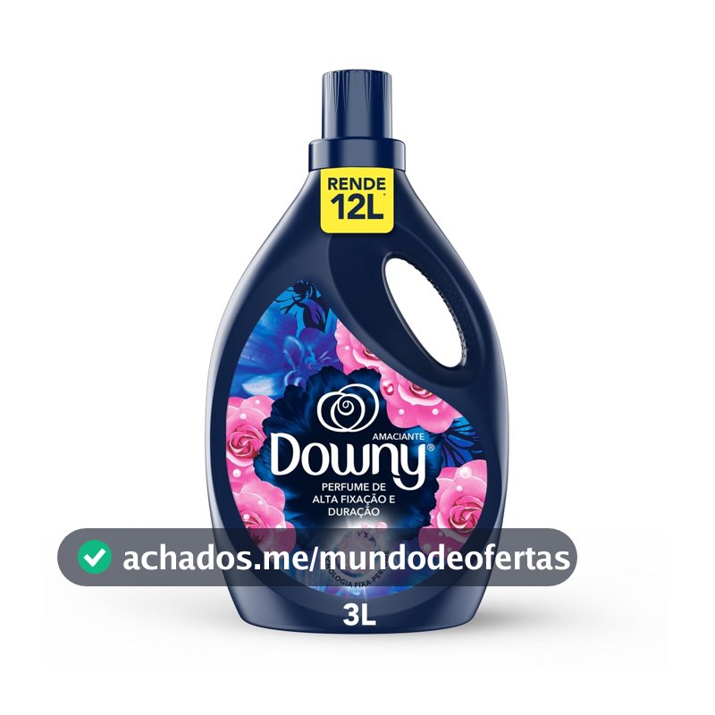 Downy Amaciante Concentrado Líquido Brisa Intenso 3L – Rende 12L