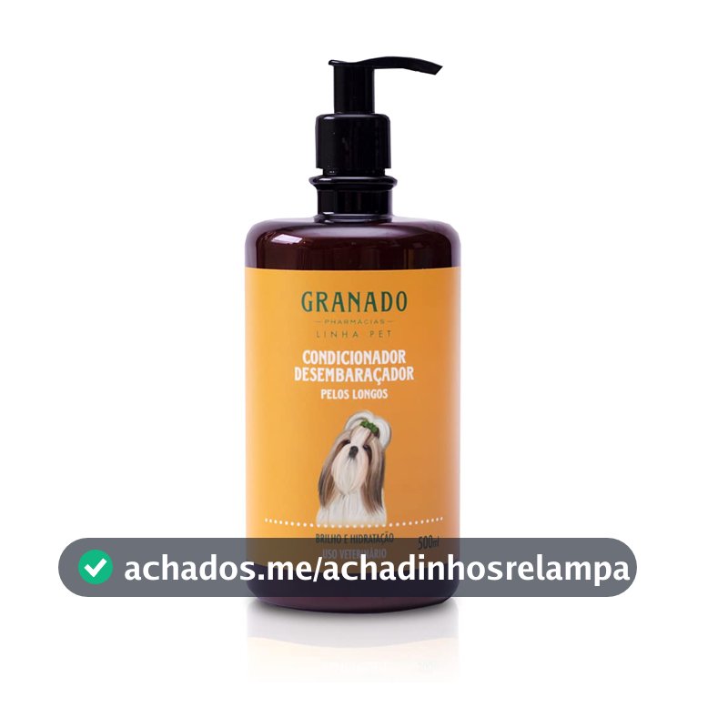 Granado Condicionador Pet Desembaraçador, Pelos Longos, 500ml