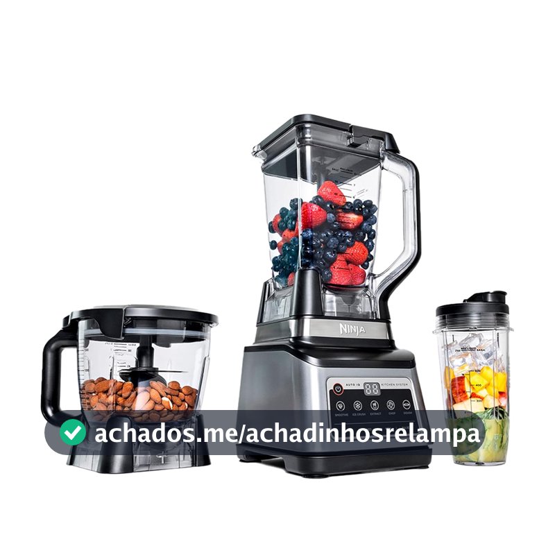 Ninja, Liquidificador, Kitchen System, 3 em 1, 1.200W, 110V