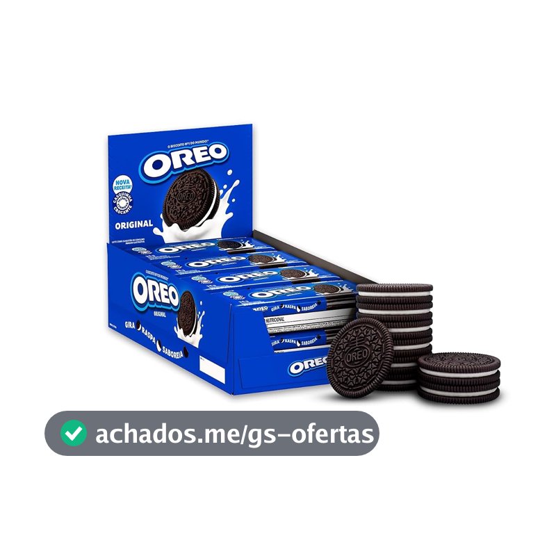 Biscoito Recheado Oreo Original - Display com 8 unidades de 36g