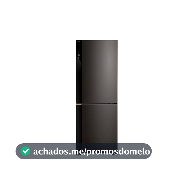 Geladeira Inteligente B= Smart Brastemp Frost Free Inverse 477L Black Inox - BRE68AE 110V