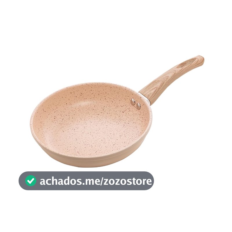 LYOR - Frigideira de Indução em Alumínio com Revestimento Cerâmico Granilite Bege 20cm