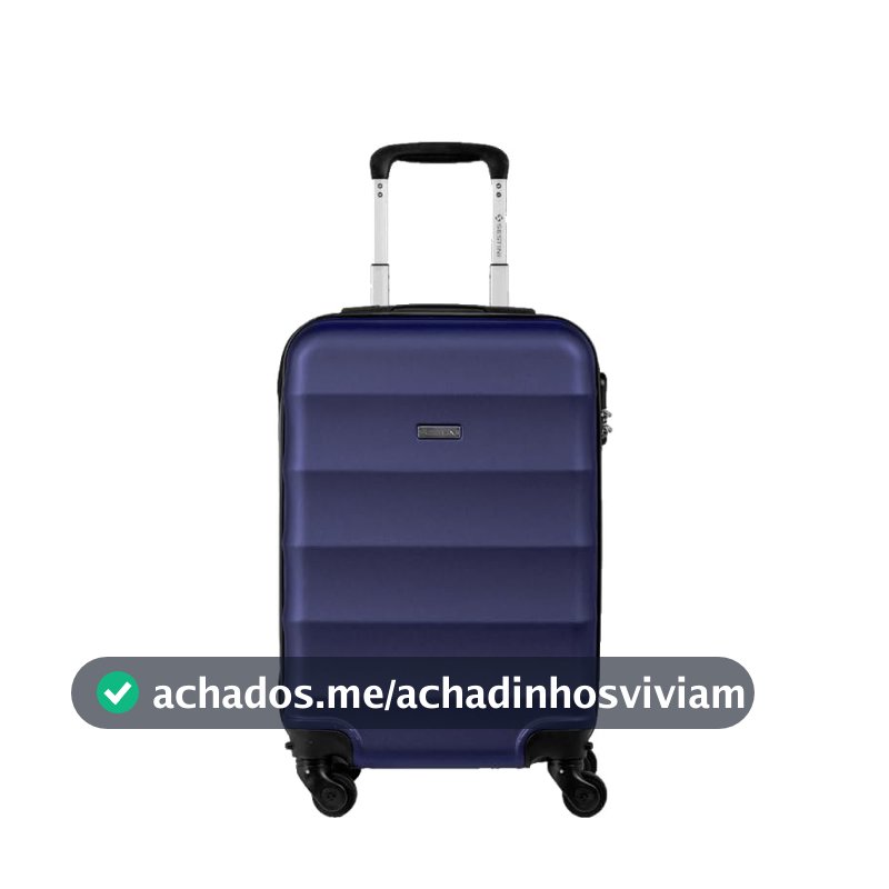 Mala de Bordo para Viagem Sestini Basic, Azul Marinho