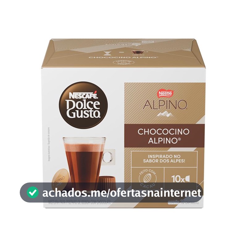Dolce Gusto Nescafé Café Em Cápsula Dolcegusto Alpino Tradicional 10 Unidades 178G
