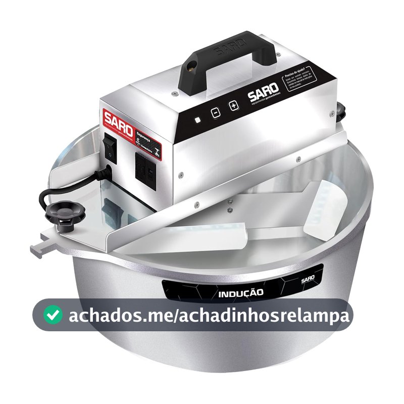 PA10PI Misturador eletrico de indução 10 litros Bivolt (panela automatica) 50-60 Hz