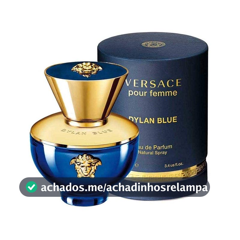 Dylan Blue Pour Femme Versace - Perfume Feminino Eau de Parfum