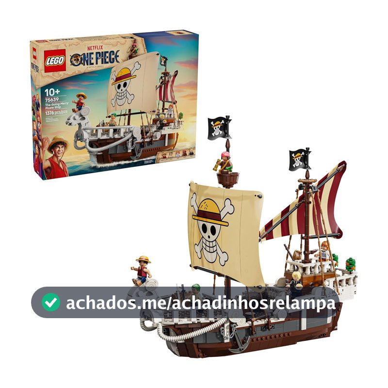 LEGO ONE PIECE O Barco Pirata Going Merry 75639 (1.376 Peças)