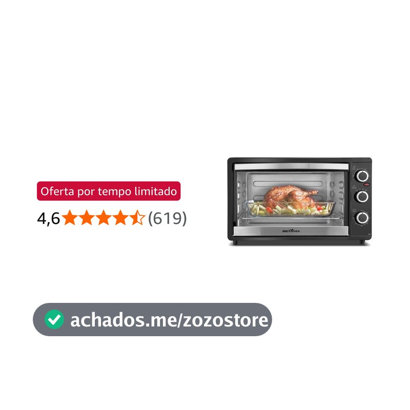 Forno Elétrico Britânia BFE41P 36L 1500W 220V