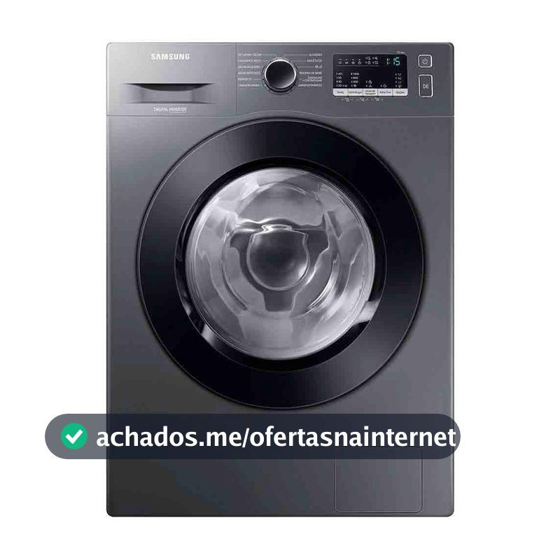 Samsung Lava e Seca WD11M com Digital Inverter WD11M4473PX Inox Look 11/7kg - 220V