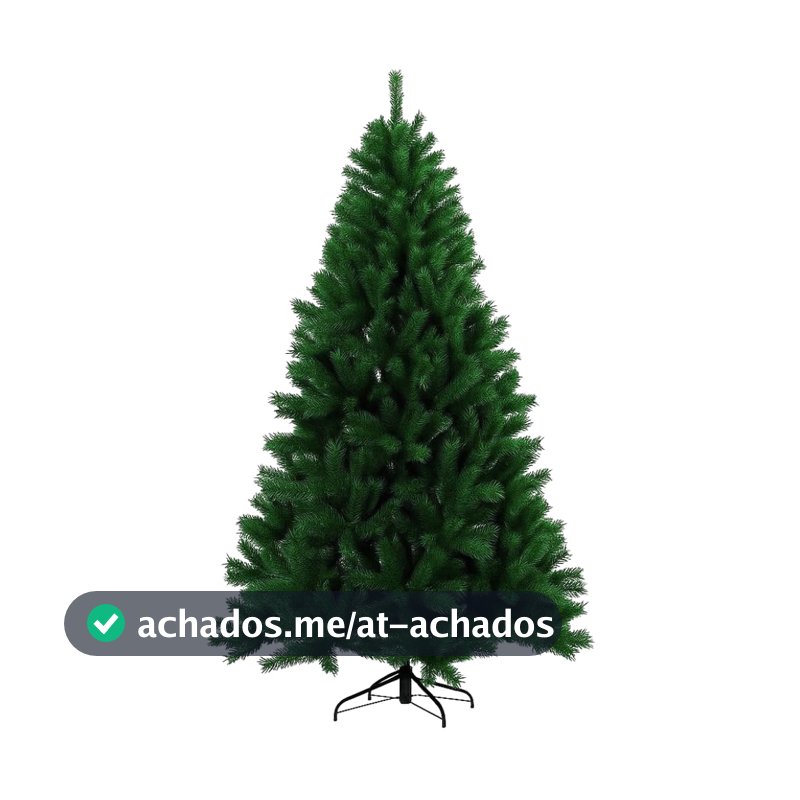 Árvore de Natal Luxo Super Premium Pinheiro 1,80 m — 800 Galhos, Cheia e Realista, Decoração para Casa com Estilo e Sofisticação