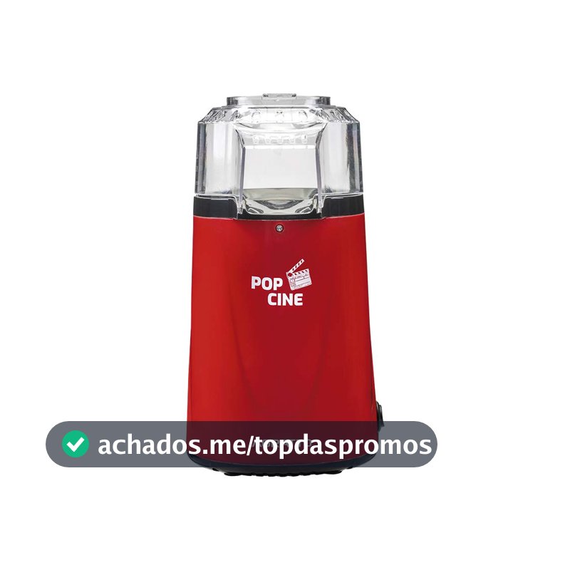 PIPOQUEIRA PO CINE PP01 VERMELHO COM DOSADOR 1200W 127V AGRATTO