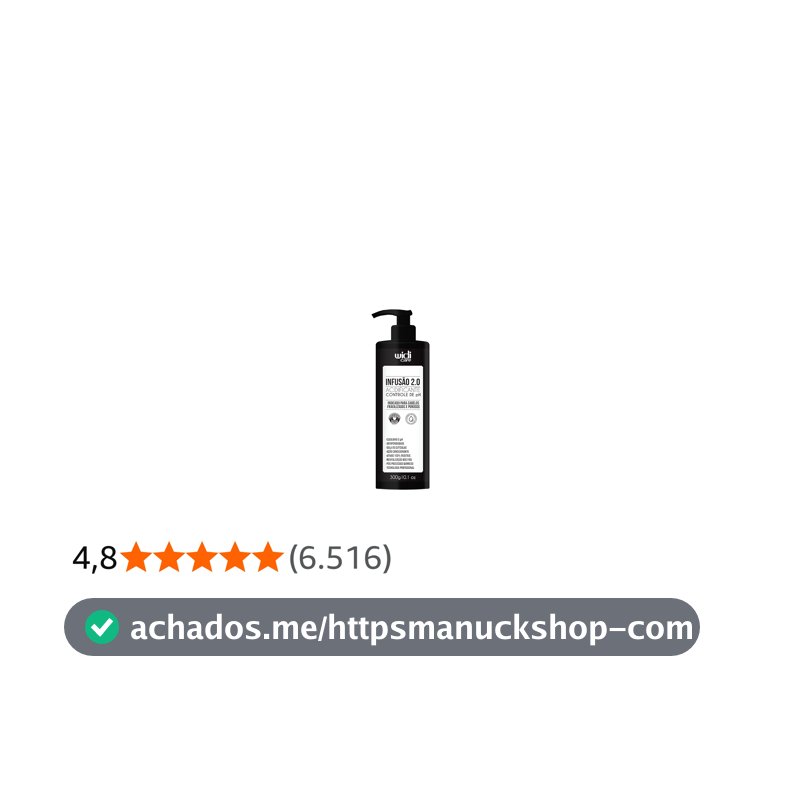 Widi Care Creme Acidificante Infusão 2.0 300g
