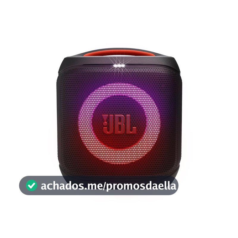 JBL, Caixa de Som, PartyBox Encore Essential 2, Show de Luzes, Bluetooth, Portátil, Resistente a Respingos, Bateria de até 15h, Som JBL Pro Sound, AI Sound Boost, 100 W RMS