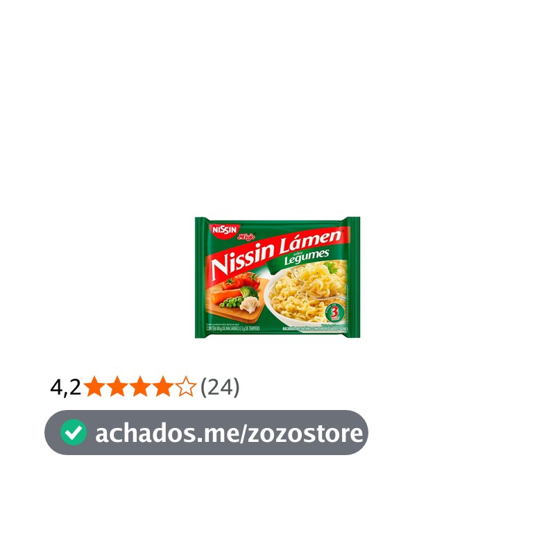 NISSIN LAMEN - SABOR LEGUMES