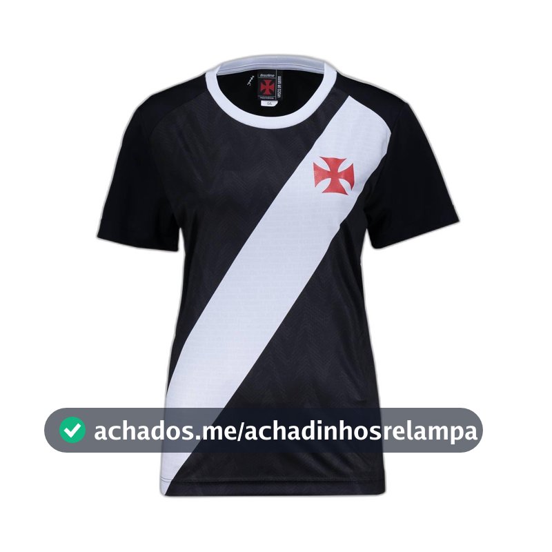 Camiseta Vasco Principia Feminino Braziline, Tamanho P