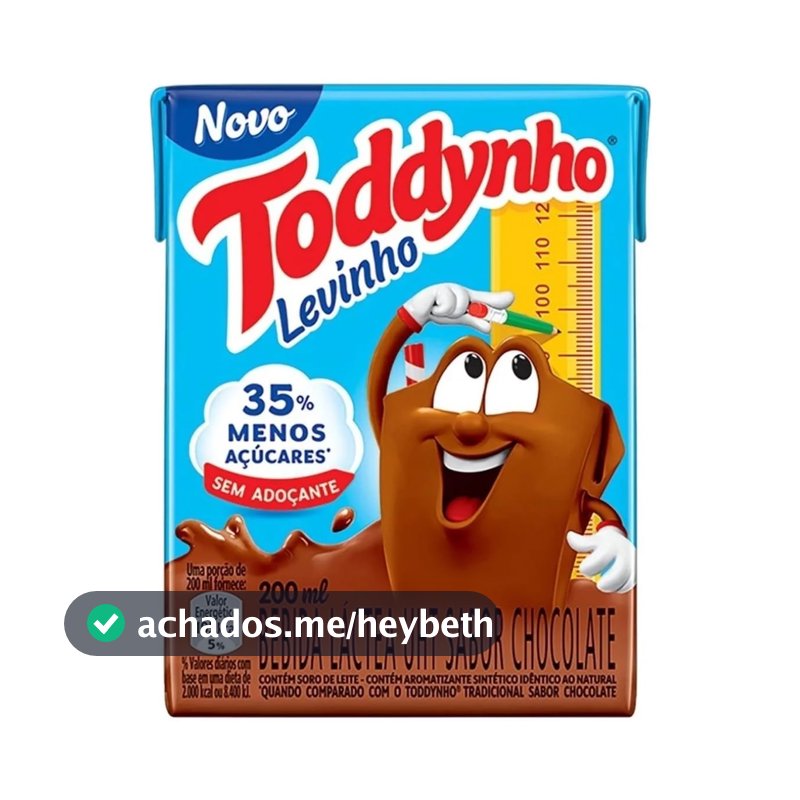 Toddynho Levinho 200ml - Pack com 27