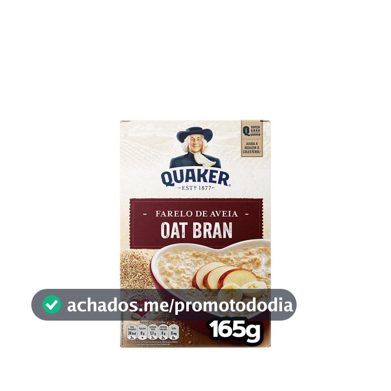 Quaker Farelo de Aveia Oat Bran 165g