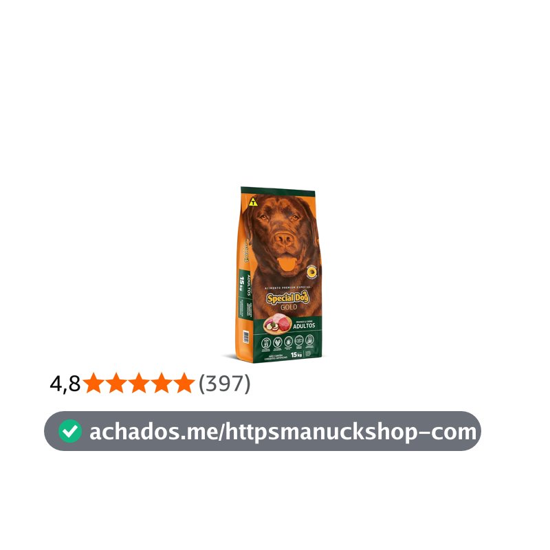 Ração Special Dog Gold 15Kg