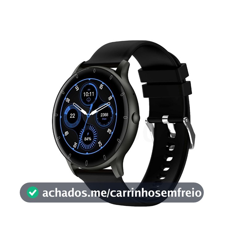 Bettdow Smartwatch Relógio inteligente com Al integrada, atende/faz chamadas, relógio esportivo feminino e masculino de 1,28" à prova d'água IP67, para celulares Android e iOS FB051 (Preto)
