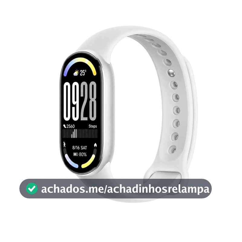 XIAOMI Smart Band 10 + bracelete - pulseira de atividade, automonomia de até 21 dias, ecrã AMOLED com taxa de atualização de 60 Hz, sensor de frequência cardíaca, App Mi Fitness, preto-(versão ES)