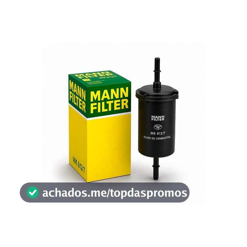 MANN-FILTER Original, Filtro de Combustível, Blindado, WK 612/7, Para Modelos Ford