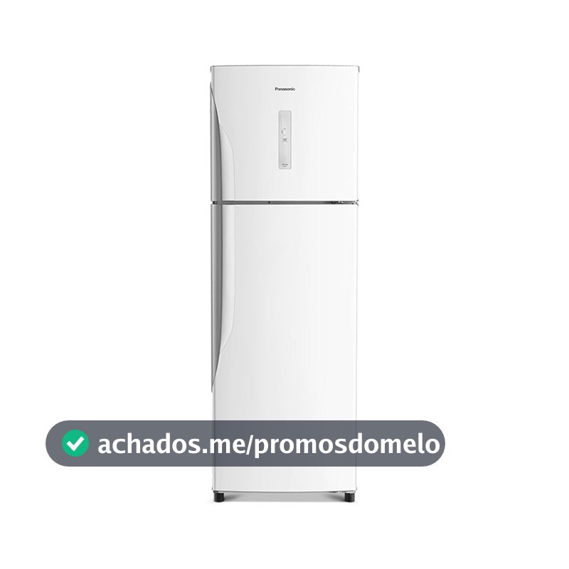 Geladeira Ideal+ Panasonic BT41 Frost Free Tecnologia Antibactéria 391L Branca - NR-BT41PD2WB 220V