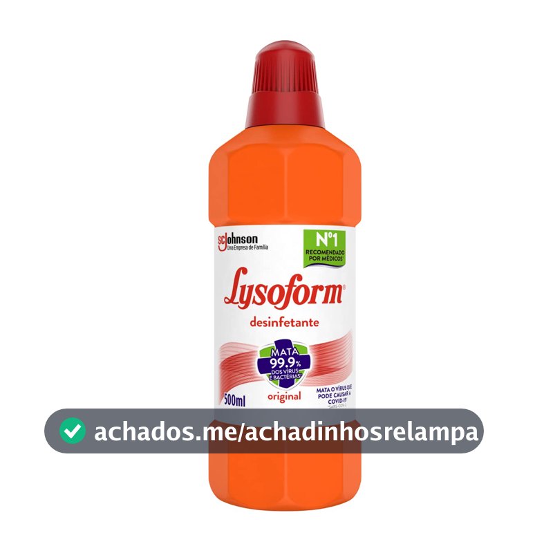 Desinfetante Lysoform Bruto, Laranja, 500ml
