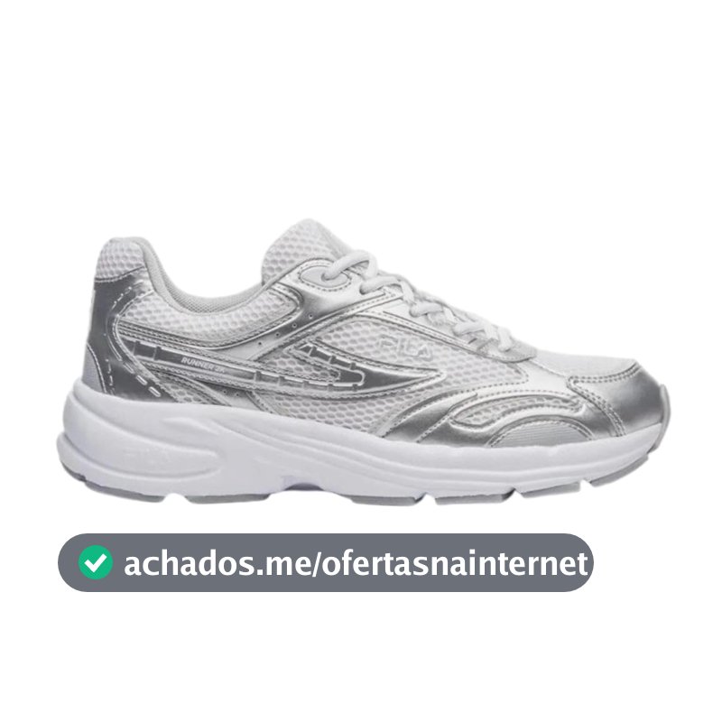 Tênis Fila Runner 2K Feminino Branco e Cinza