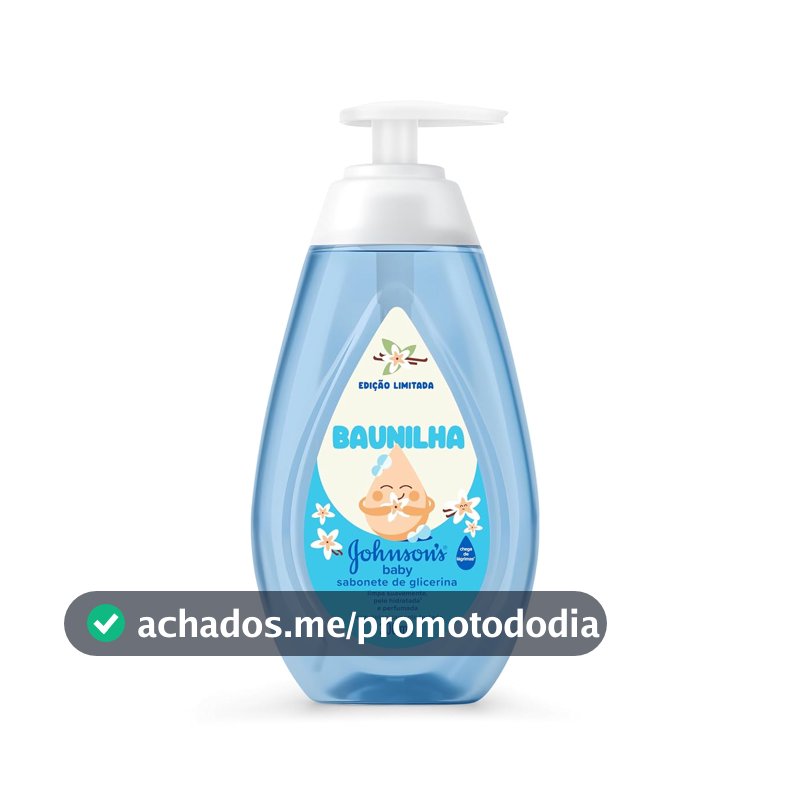 Sabonete Líquido Johnson's Baby, Baunilha, Edição Limitada, 200ml