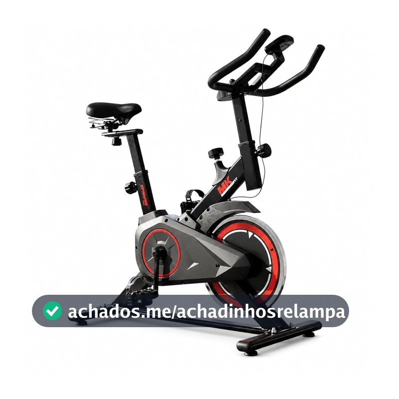 Bike Ergometrica Bicicleta Spinning Silenciosa 6KG Roda de Inércia Premium