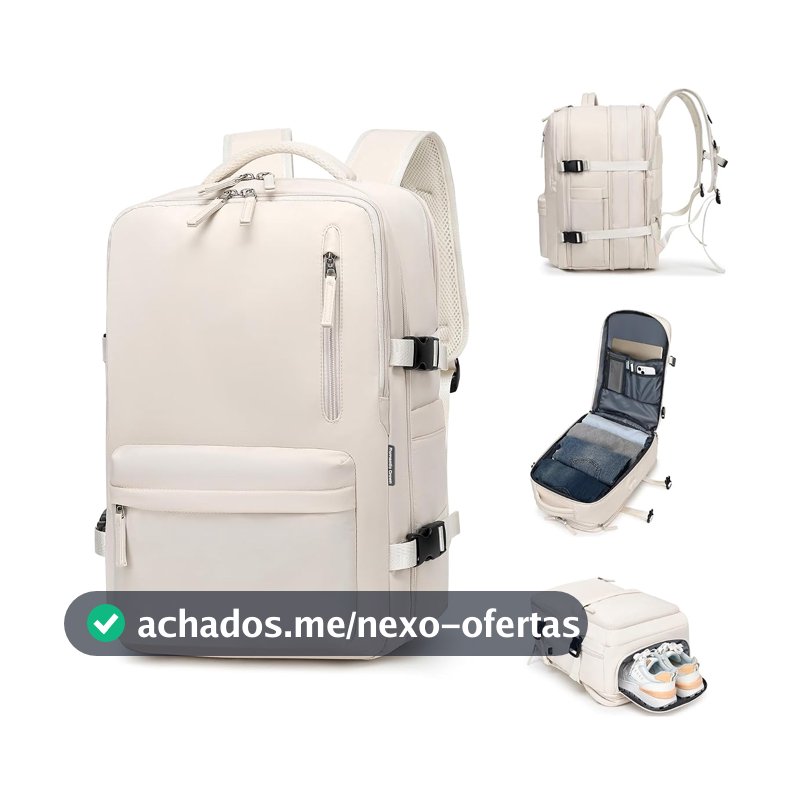 Romantic Crown Mochila Feminina Masculino Viagem Expansível para Notebook